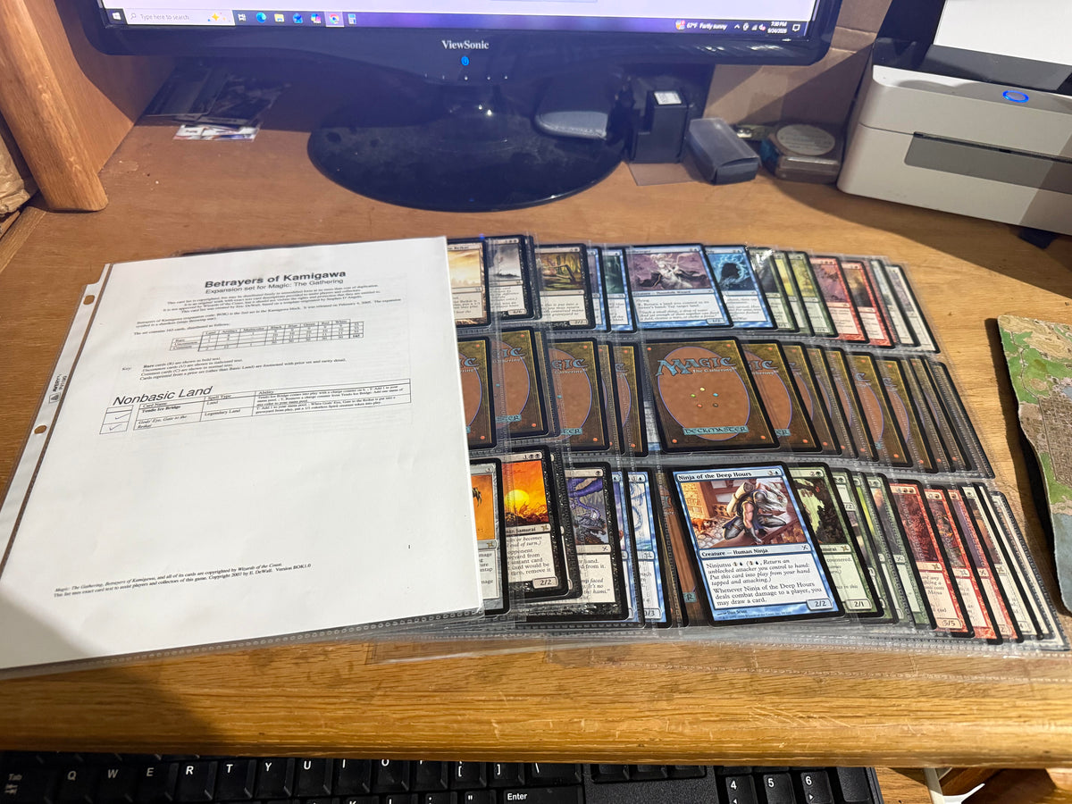 MTG Betrayers of Kamigawa (BOK) Complete Set