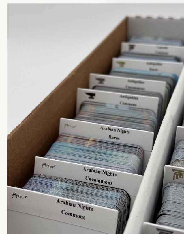 MTG 700+ Plastic Set & Rarity Dividers Alpha to Reality Fracture Complete Lot