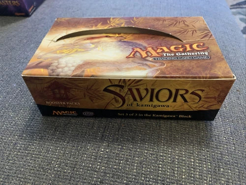 MtG EMPTY Booster Box ~ SAVIORS OF KAMIGAWA (zero packs)