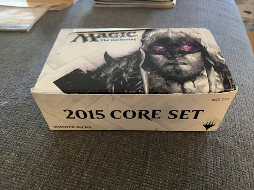 Magic the Gathering Magic 2015 Core Set EMPTY Booster Box READ USED MTG M15