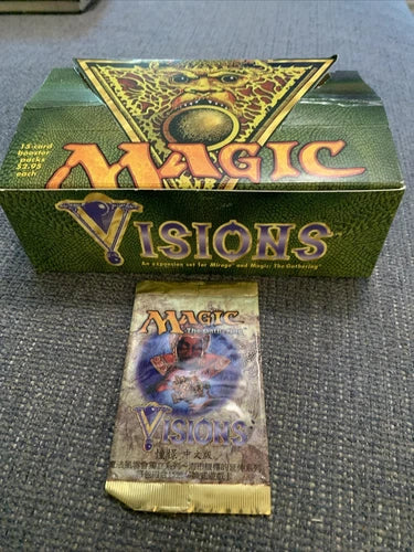 MTG MAGIC THE GATHERING VISIONS EMPTY BOOSTER DISPLAY BOX 1996 - Empty Pack