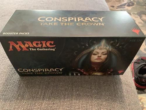 MTG  Booster Pack Box Magic No Packs Empty Conspiracy Take The Crown