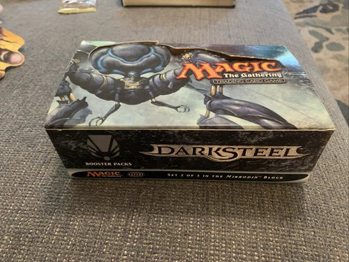 MTG: Magic the Gathering DARKSTEEL Empty Booster Display Box - No Packs - 2004