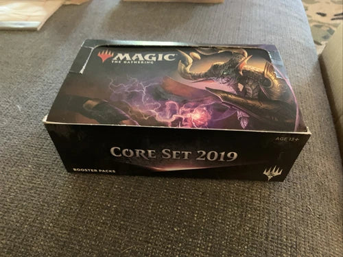 MTG Magic The Gathering 2019 Core Set Booster Box Only Empty NO CARDS