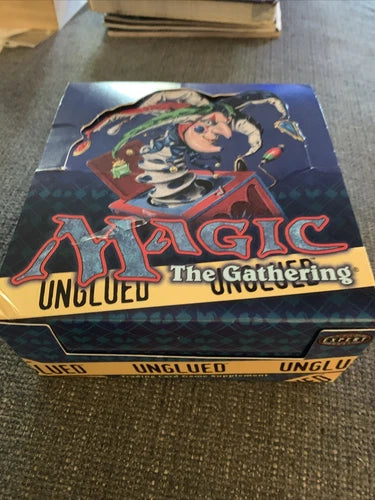 MTG 1 Empty UNGLUED Booster Box - Magic the Gathering - No Packs - English