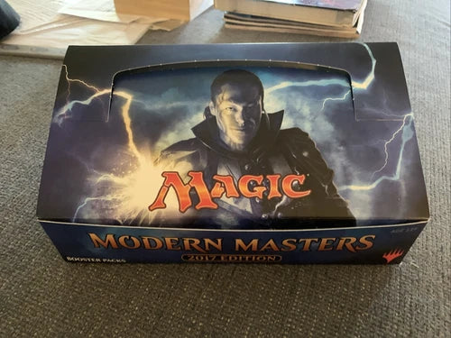 MTG. Modern Masters 2017 Booster Box only Empty NO CARDS- Box Flaws