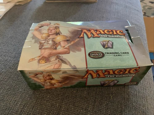 Magic The Gathering MTG 7th Edition Core Set empty booster box Serra Angel 2001