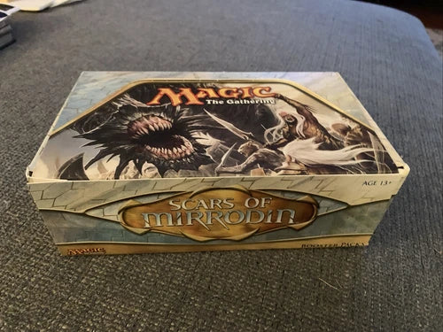 2010 Magic the Gathering Scars of Mirrodin Empty Booster Box